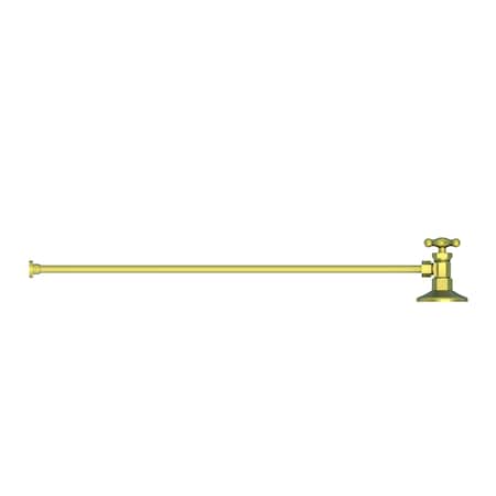 Newport Brass Toilet Supply Kit, 1/2" Compression in Antique Brass 482X-06